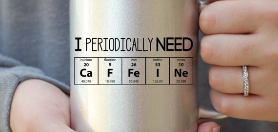 punny science mug