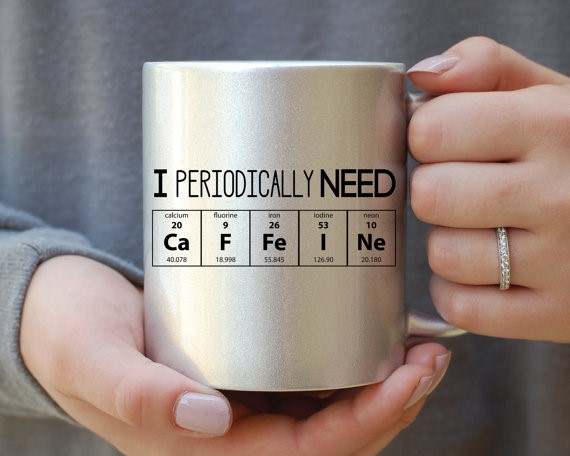 punny science mug