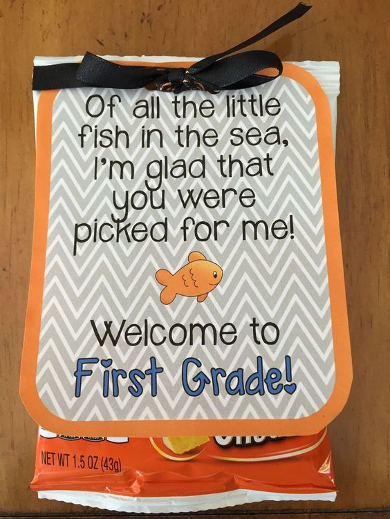 first day of school welcome gifts