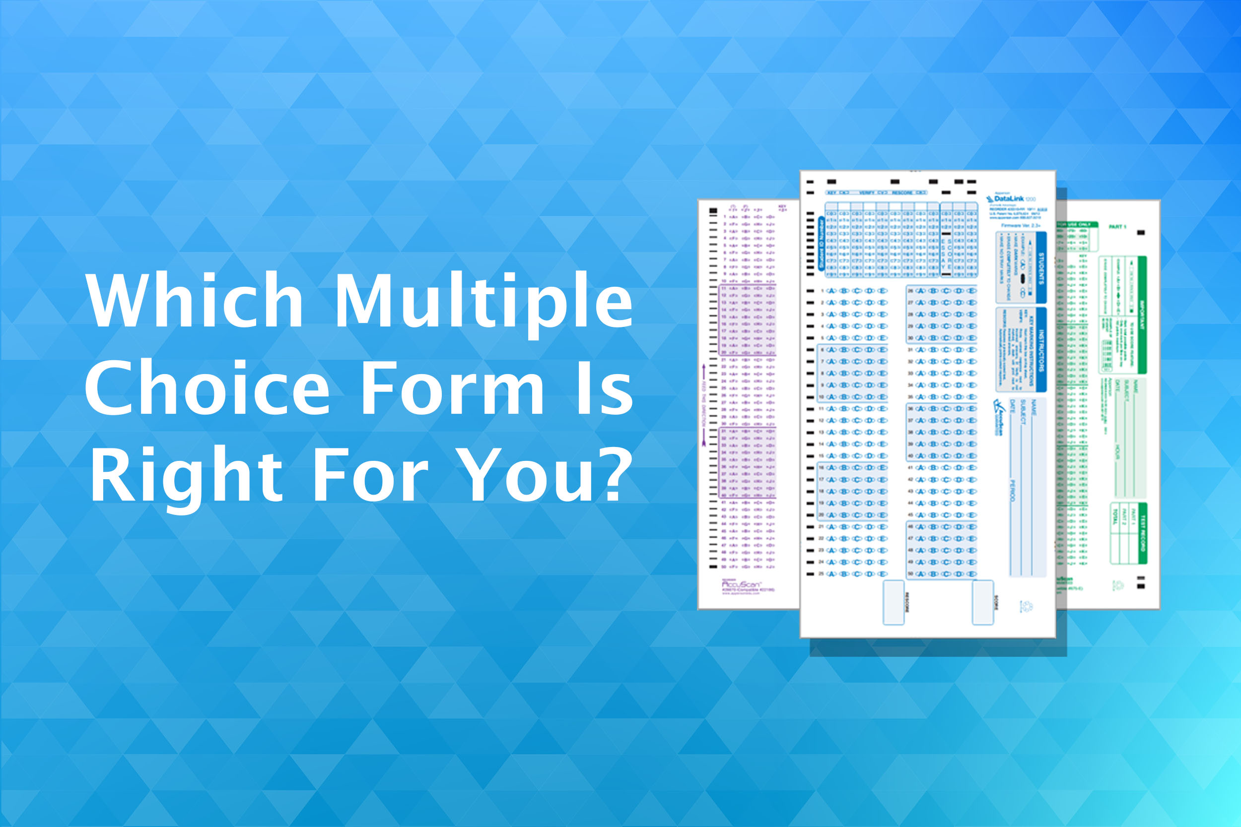 Which form is correct for you